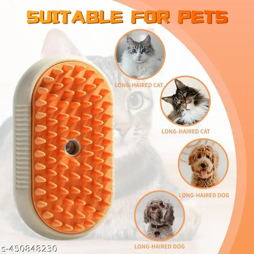 3 in 1 Pet Hair Removal Steam Comb, Perfect for Both Cats & Dogs 🐶🐱